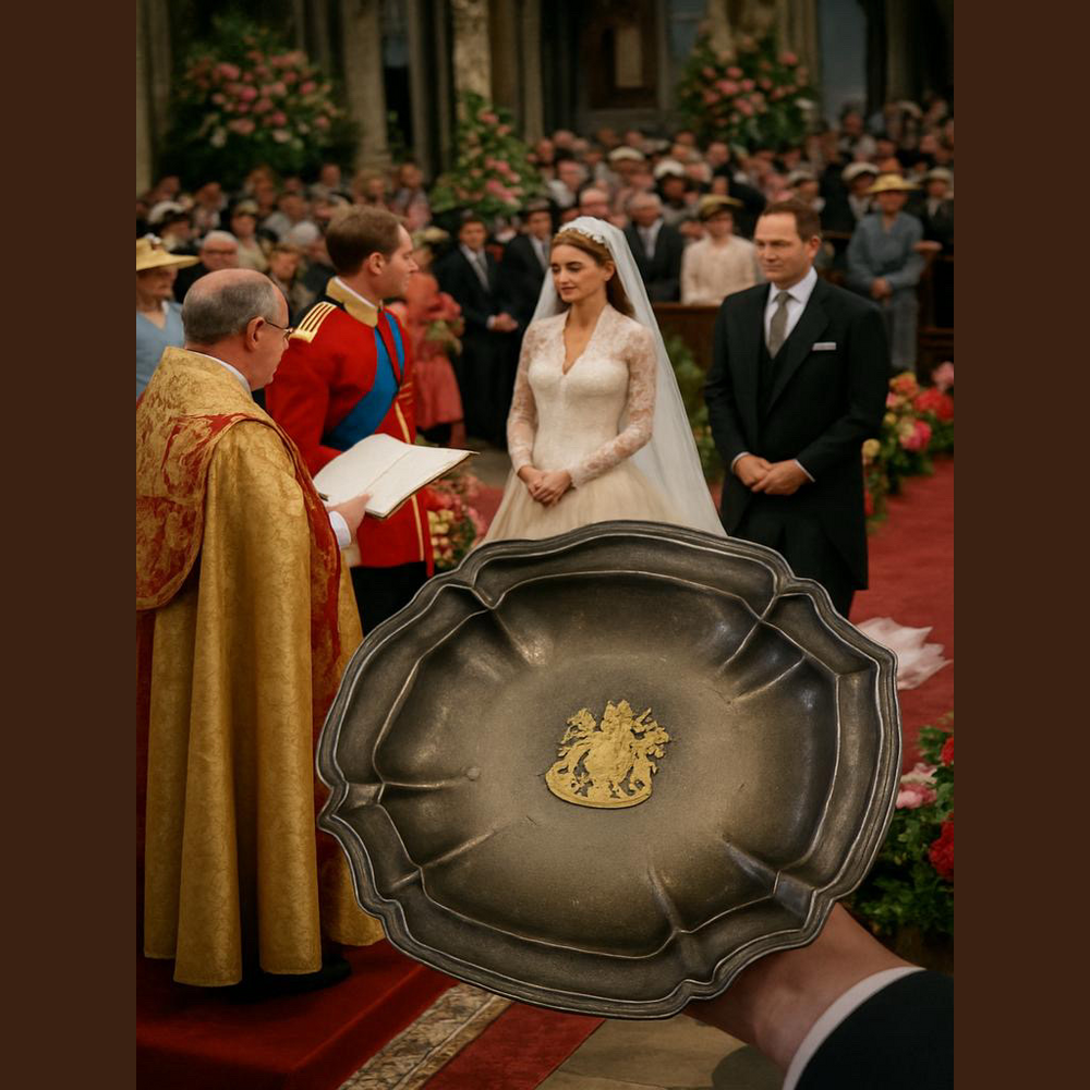 Prince of Wales Lady Diana Spencer Wedding 1981 Silver Plated Cavalier Tableware